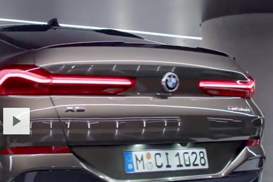 High-Grade ABS G06 X6 Roof Spoiler.