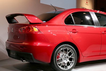 MITSUBISHI LANCER EVO-10 SPOILER JAPAN STYLE 尾翼 - MITSUBISHI LANCER EVO-10 SPOILER JAPAN STYLE 尾翼。